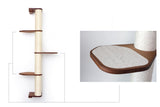 Wall Mounted Cat Climbing Pole - Sisal by Catastrophic Creations