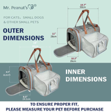 Mr. Peanut's Gold Series Big Apple XL Size Airline Compliant Expandable Pet Carrier