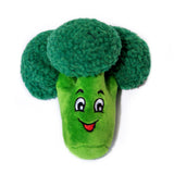 Squeaky Broccoli Plush Dog Toy