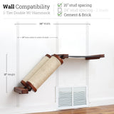 Slanted Cat Scratcher for Wall by Catastrophic Creations