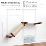 Slanted Cat Scratcher for Wall by Catastrophic Creations