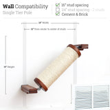 Slanted Cat Scratcher for Wall by Catastrophic Creations