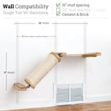 Slanted Cat Scratcher for Wall by Catastrophic Creations