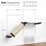 Slanted Cat Scratcher for Wall by Catastrophic Creations