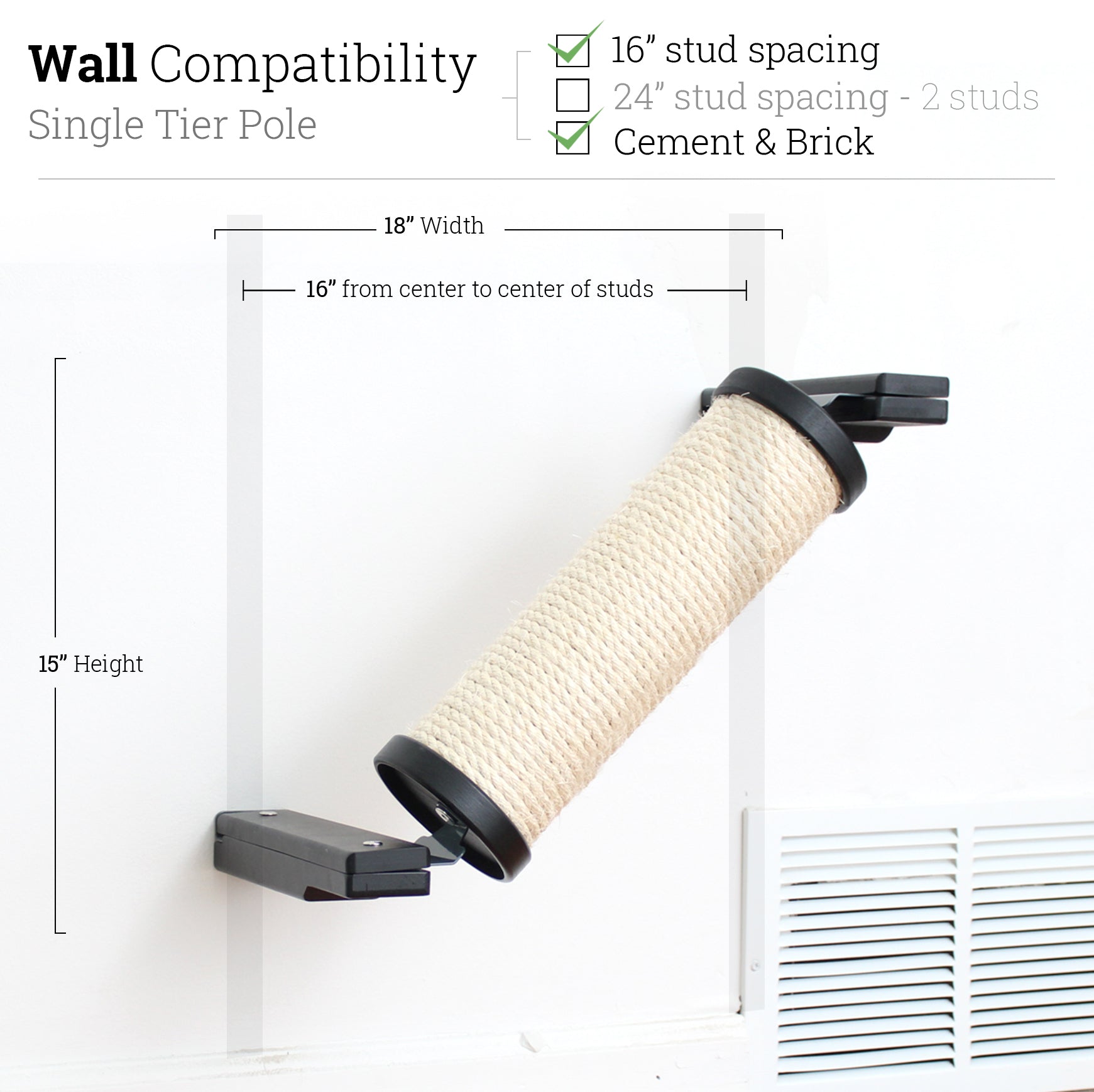 Slanted Cat Scratcher for Wall by Catastrophic Creations