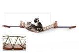 Double Cat Hammock and Climbing Bridge Combo by Catastrophic Creations