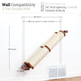 Slanted Cat Scratcher for Wall by Catastrophic Creations