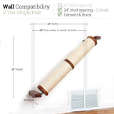 Slanted Cat Scratcher for Wall by Catastrophic Creations