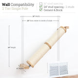 Slanted Cat Scratcher for Wall by Catastrophic Creations