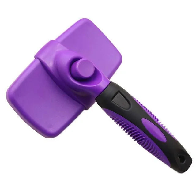 Self Cleaning Dog Brush★ The perfect brush to get all nasty mats out of your pet’s fur slicker brush gently removes loose hair and eliminates tangles, knots, dander, and trapped dirt. WorkCleaning Dog Brush