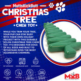 Christmas Tree Nylon Dog Chew Toy | USA Made | SodaPup