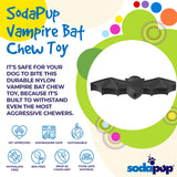 Vampire Bat Dog Chew Toy — Halloween eChew by SodaPup