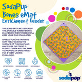 Bones Dog Lick Mat — Halloween Enrichment by SodaPup