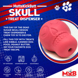 Sugar Skull Dog Treat Dispenser — Halloween Enrichment by SodaPup