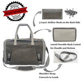 Mr. Peanut's Gold Series Big Apple XL Size Airline Compliant Expandable Pet Carrier