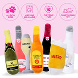 Squeaky Pawty Pups Vodka Plush Dog Toy
