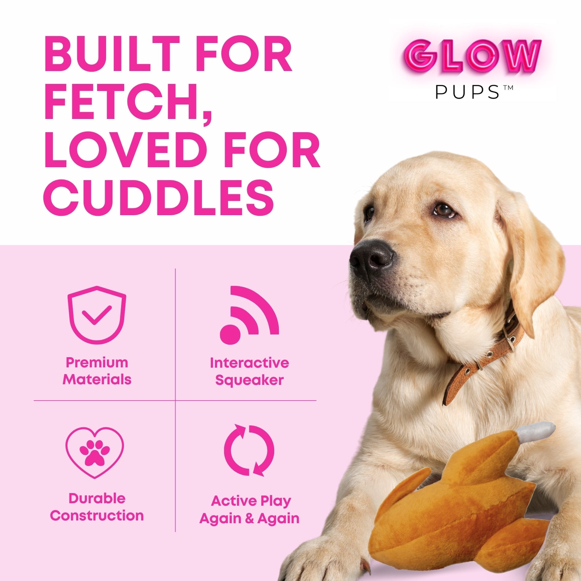 Thanksgiving Squeaky Plush Turkey Dog Toy