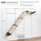 Slanted Cat Scratcher for Wall by Catastrophic Creations