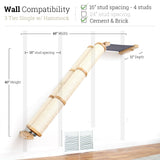 Slanted Cat Scratcher for Wall by Catastrophic Creations