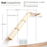 Slanted Cat Scratcher for Wall by Catastrophic Creations