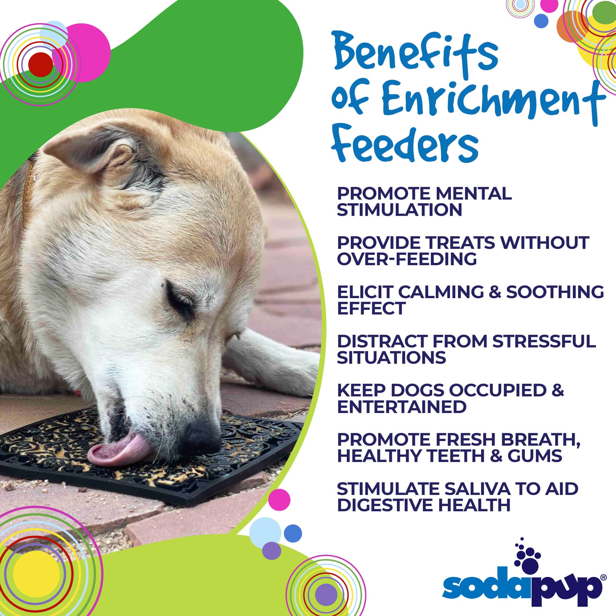 Zombie Dog Lick Mat — Halloween Enrichment by SodaPup
