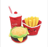 Doggy Bag with Fast Food Dog Toys