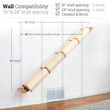 Slanted Cat Scratcher for Wall by Catastrophic Creations