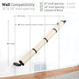 Slanted Cat Scratcher for Wall by Catastrophic Creations