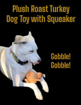 Thanksgiving Squeaky Plush Turkey Dog Toy