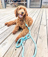 Light Blue Boho Chic Style Rope Leash