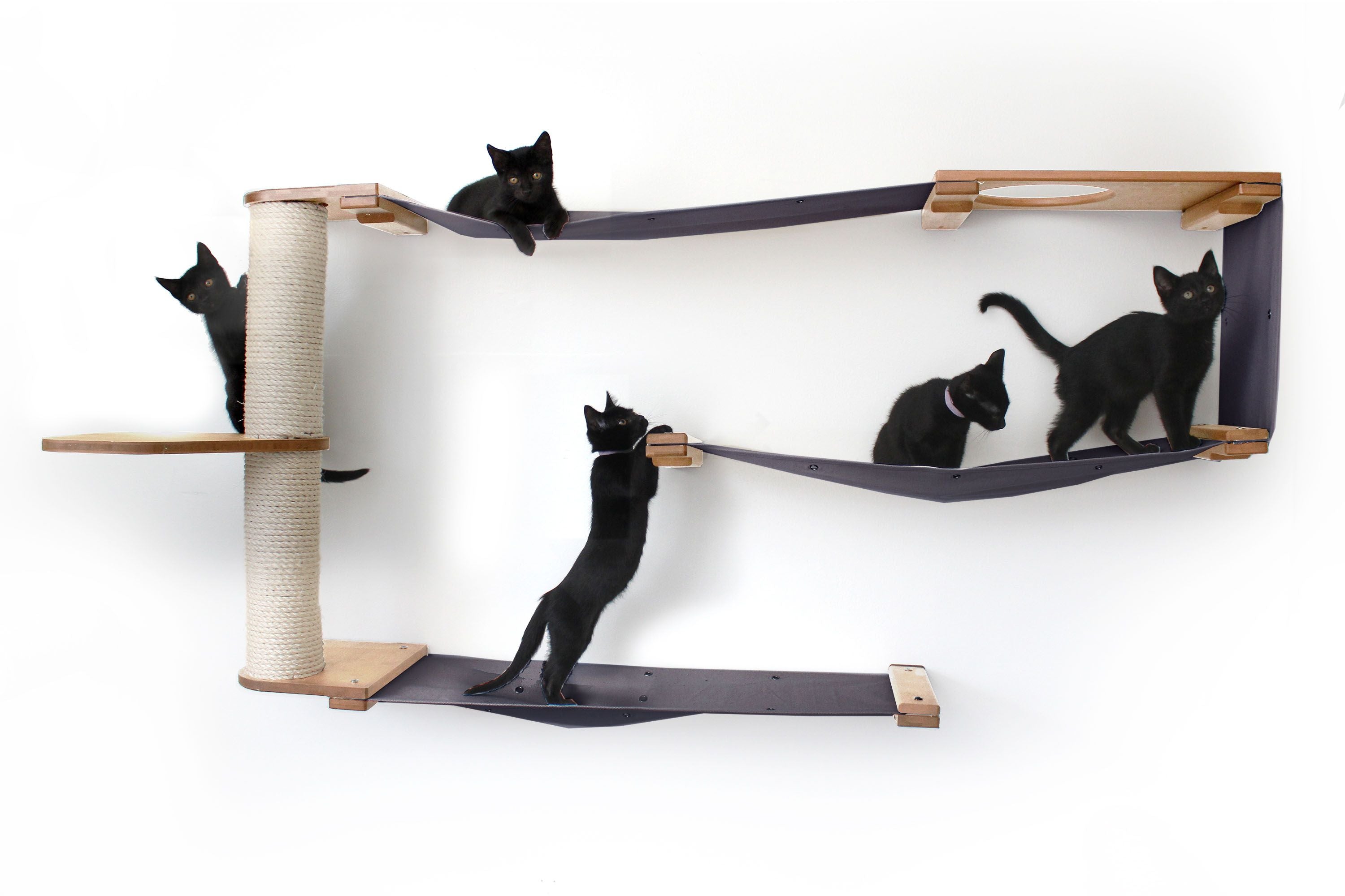 Cat Maze Wall - 3 Tier Cat Tree by Catastrophic Creations