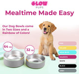 Grey Stainless Steel Dog Bowl