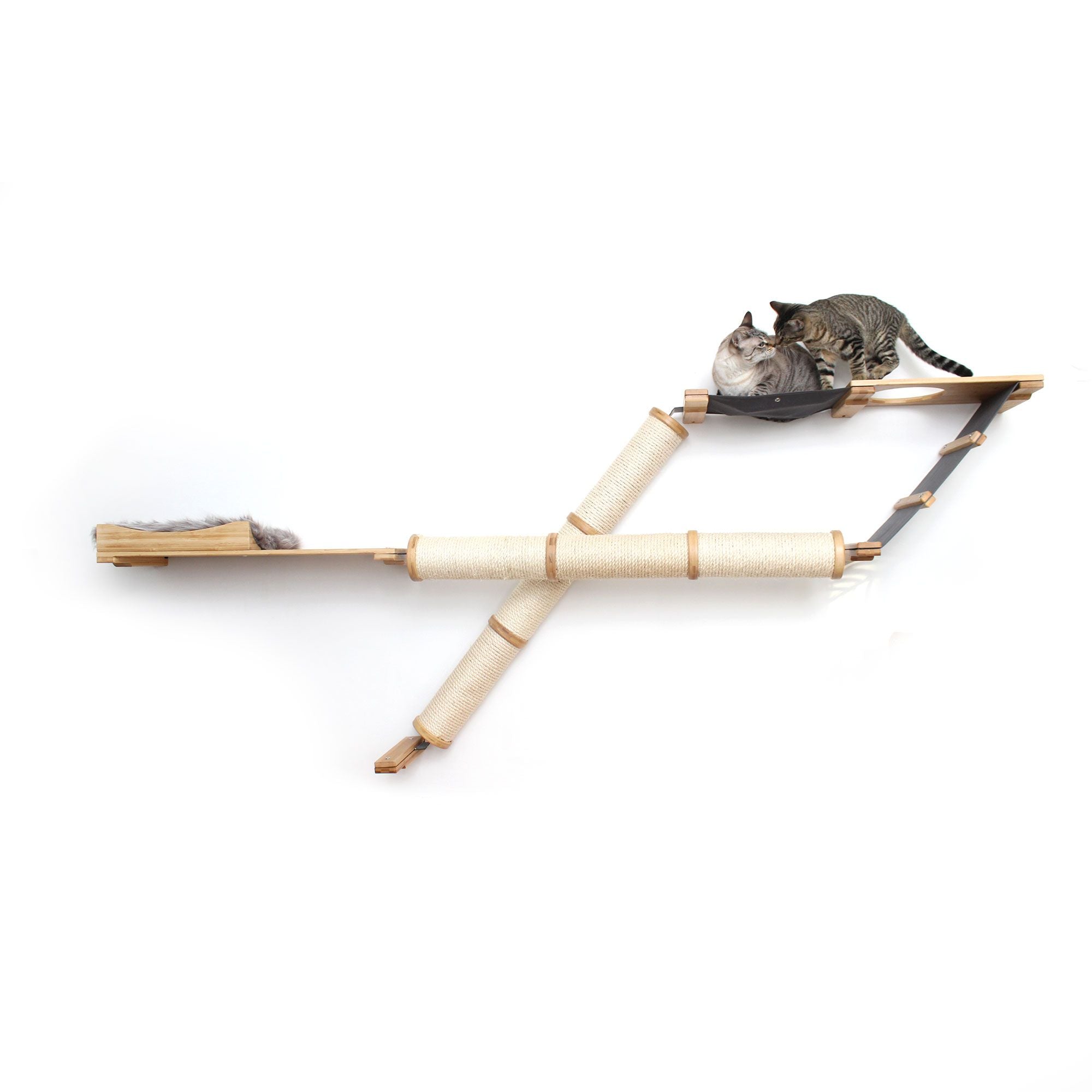 The Plateau - Horizontal Cat Scratcher Bed Set by Catastrophic Creations