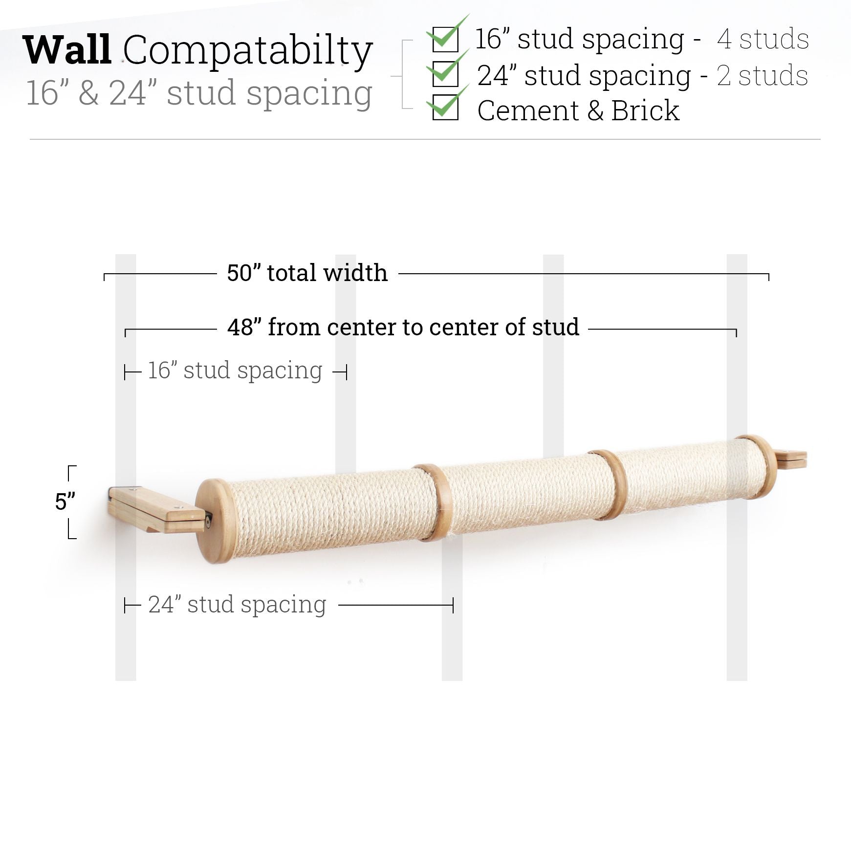 Horizontal Scratching Post for Cats by Catastrophic Creations