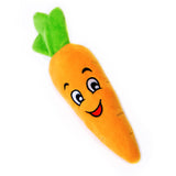 Squeaky Carrot Plush Dog Toy