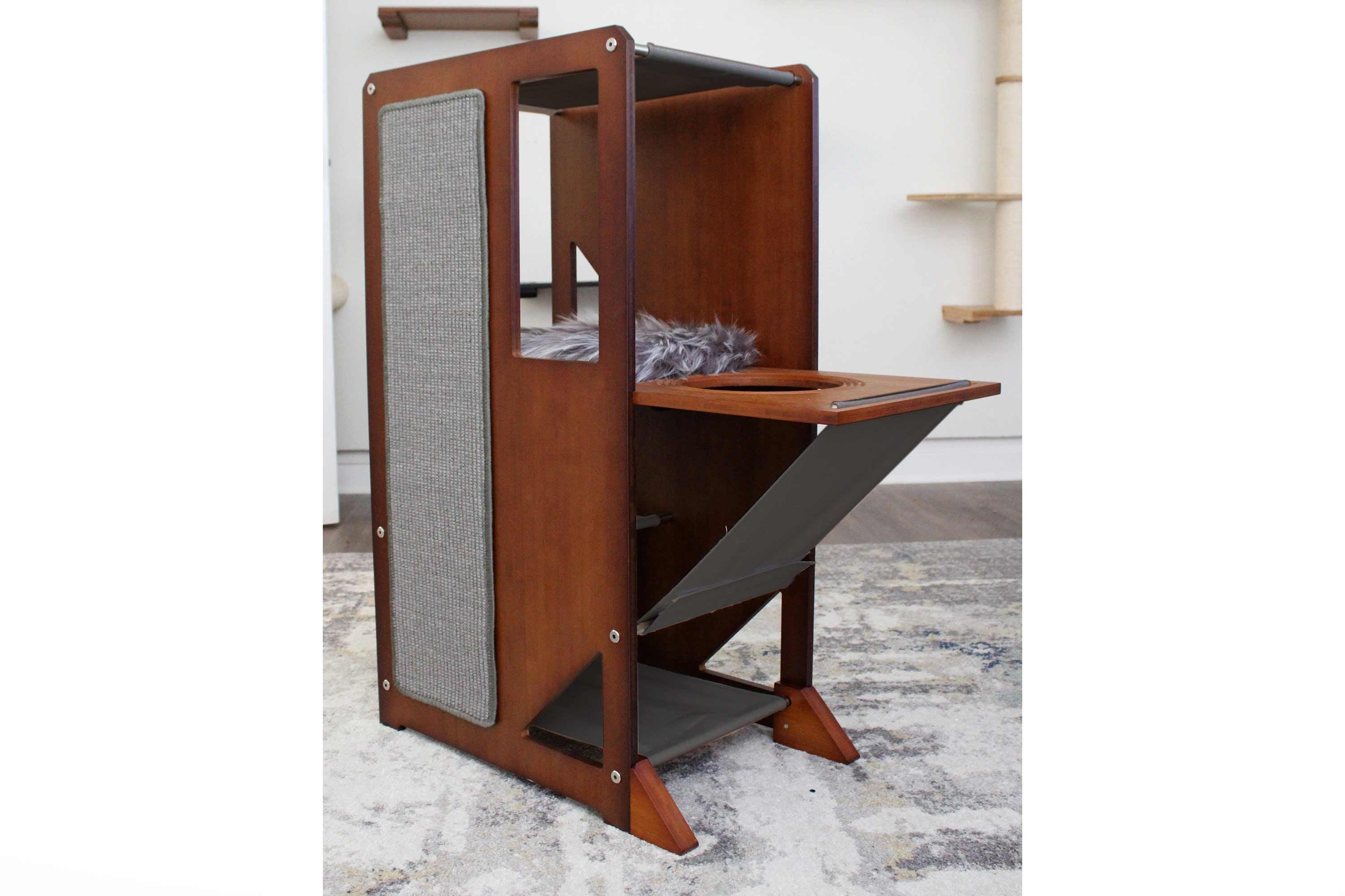 The Overlook - Sturdy - Bamboo Cat Tree by Catastrophic Creations