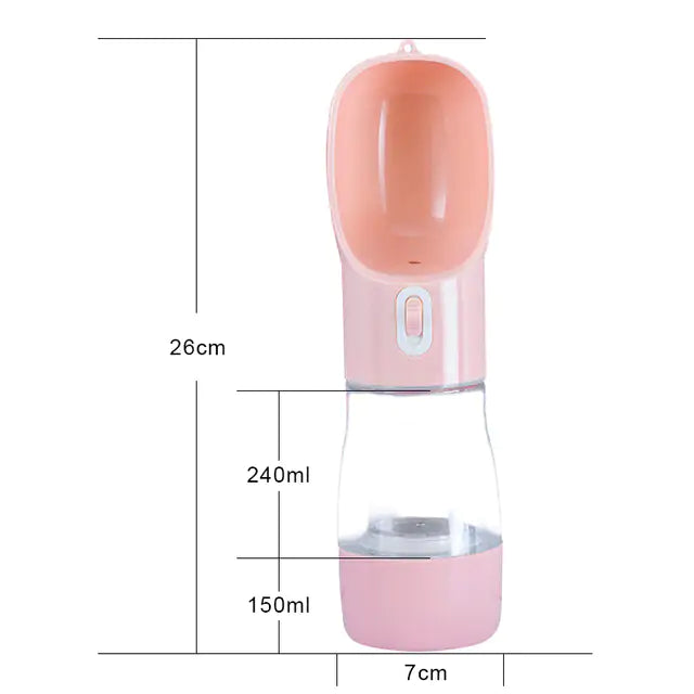 Pet Dog Water Bottle FeederKeep Your Pup Hydrated on the Go with the Pet Dog Water Bottle Feeder!

Description: If you're always on the go with your furry friend, the Pet Dog Water Bottle FeedPet Dog Water Bottle Feeder