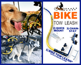 Bike Tow Leash Single Dog Package