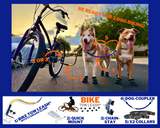 Bike Tow Leash Double Dog Package