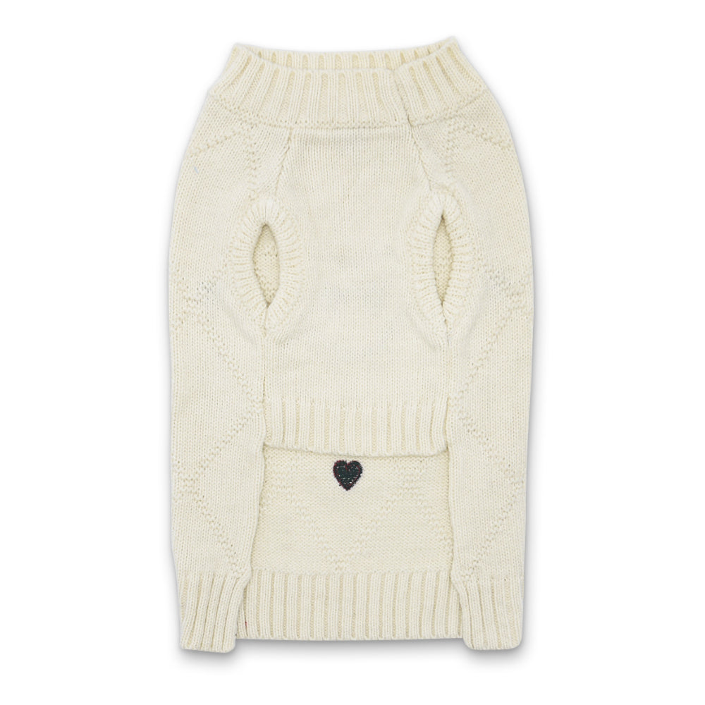 Bone Heart Sweater