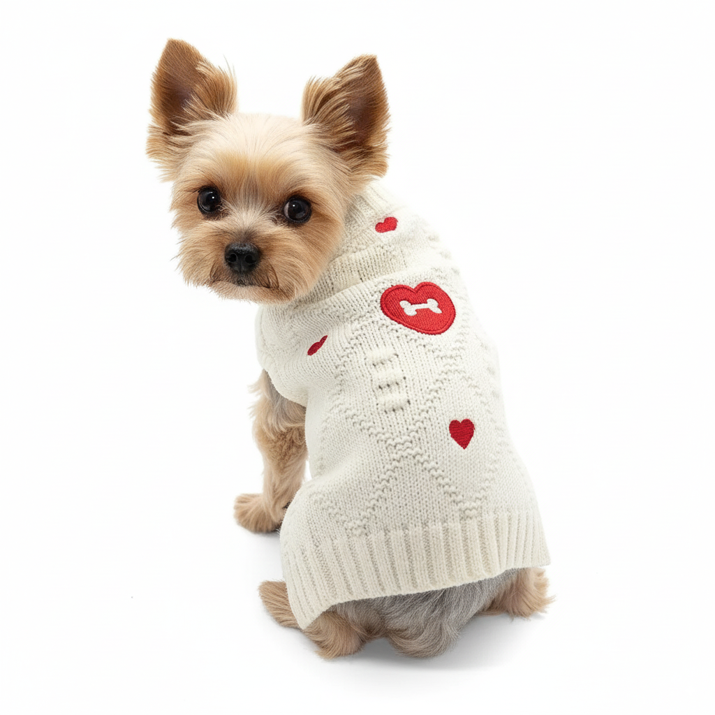 Bone Heart Sweater