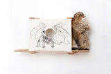Cat Cubby for Wall - Covered Cat Bed by Catastrophic Creations