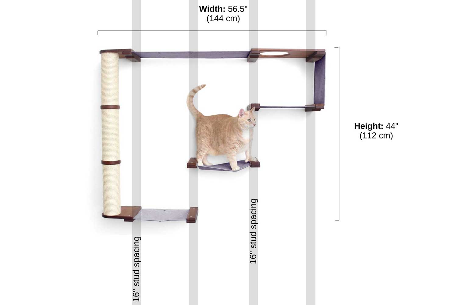The Climb Condo - Cat Wall Climbing System by Catastrophic Creations