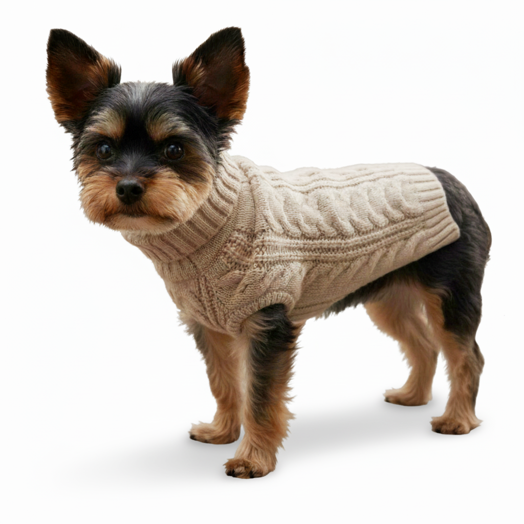 Cable Turtleneck Sweater