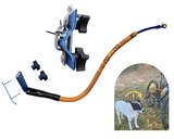 Bike Tow Leash Chain Stay Clamp Package