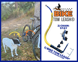 Bike Tow Leash Chain Stay Clamp Package