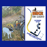 Bike Tow Leash Chain Stay Clamp Package