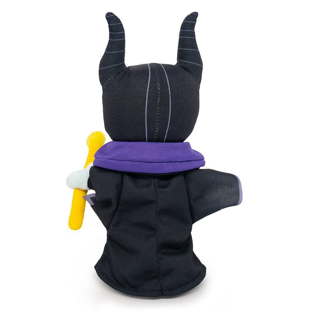 Dog Toy Squeaker Plush - Sleeping Beauty Villain Maleficent Full Body Standing Pose