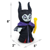 Dog Toy Squeaker Plush - Sleeping Beauty Villain Maleficent Full Body Standing Pose