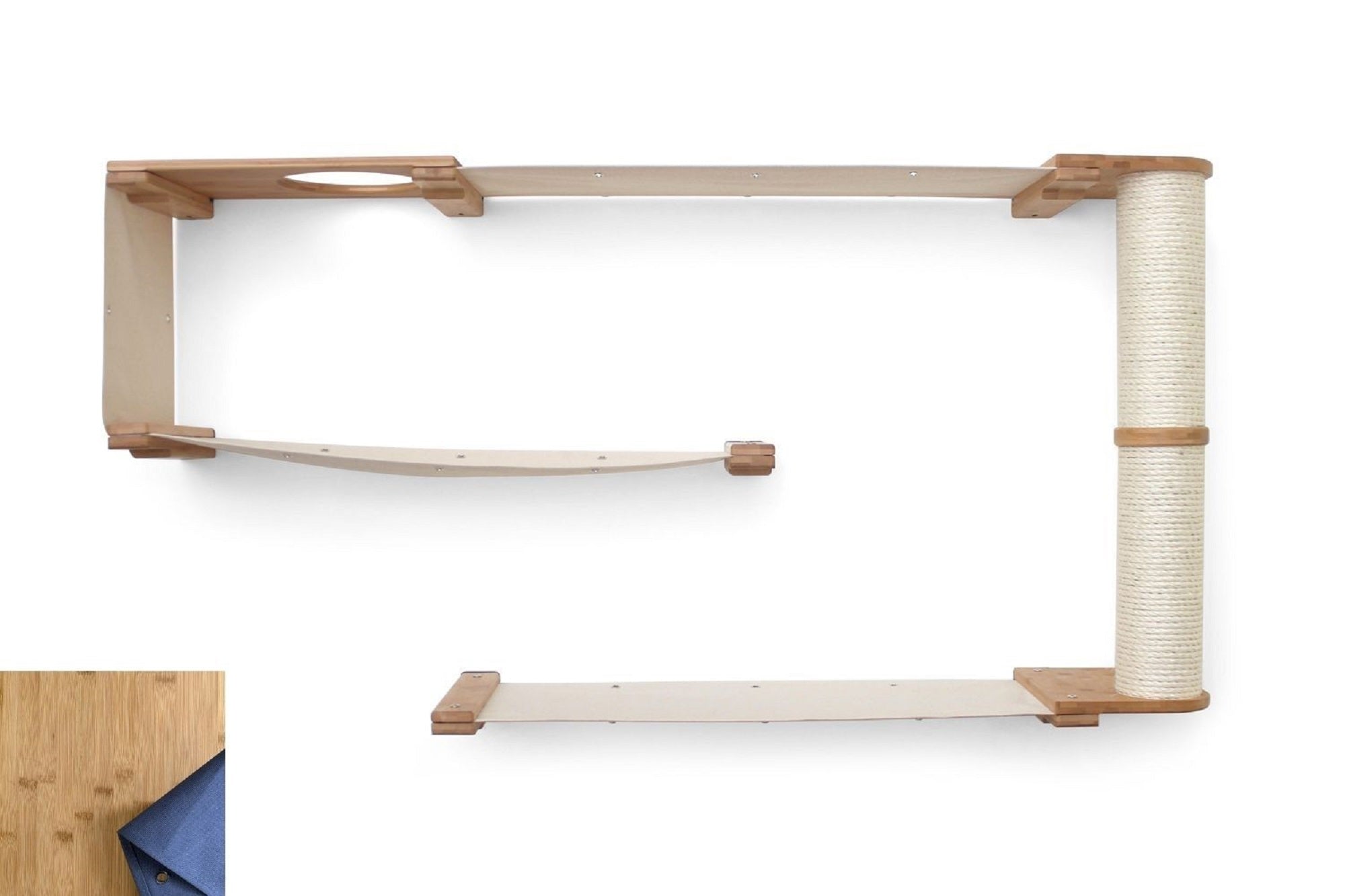 Cat Maze Wall - 3 Tier Cat Tree by Catastrophic Creations